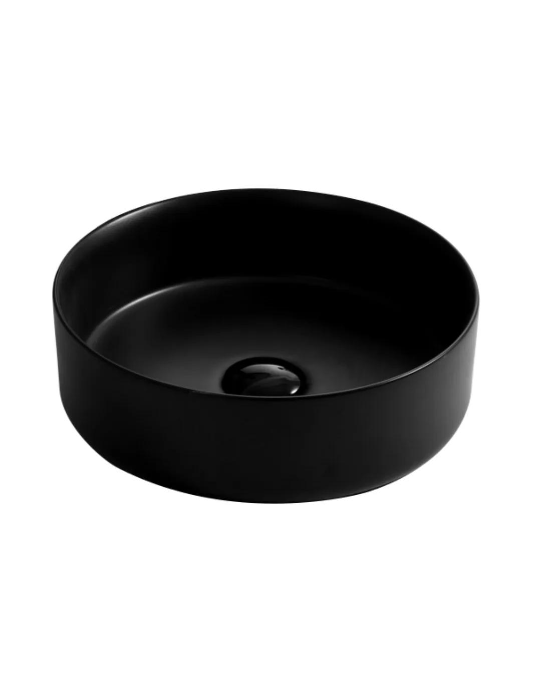 Round (Matte Black, Smooth)