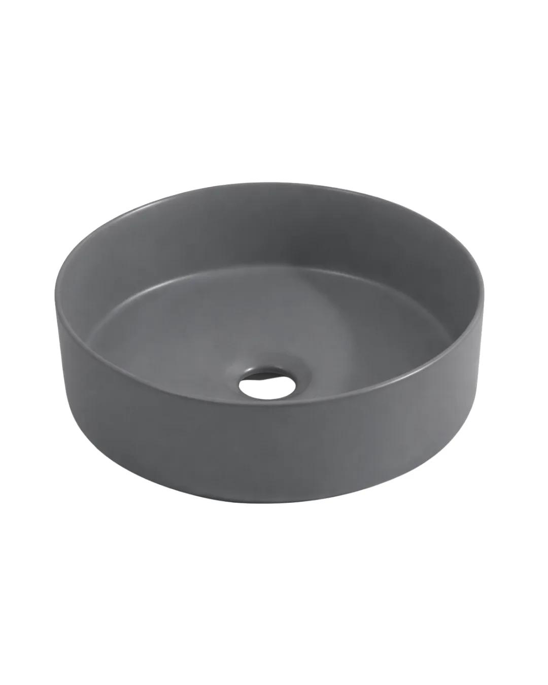 Round (Charcoal Grey, Smooth)