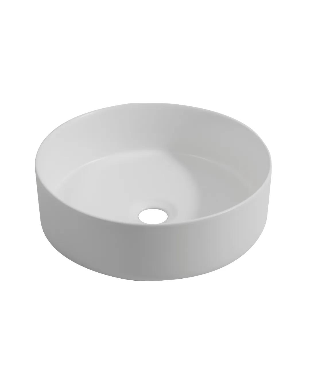 Round (Matte White, Smooth)